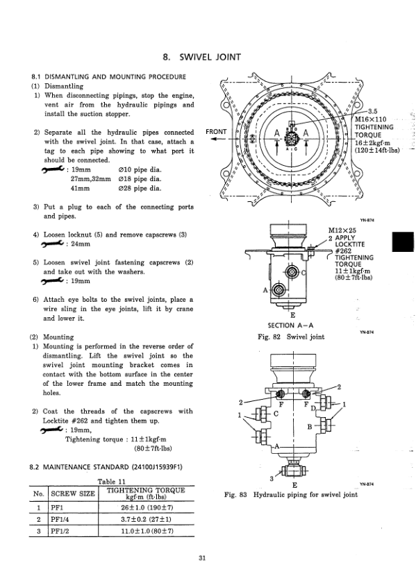 Kobelco SK220V SK220LCV Excavator Workshop Manual S5LQ0008E - Image 13