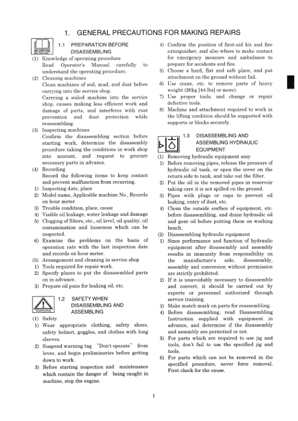 Kobelco SK235SR SK235SRLC Excavator Workshop Manual S5YF0001E - Image 10