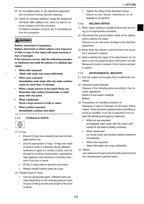 Kobelco SK70SR-1ES Excavator Workshop Manual S5YT0003E - Image 4