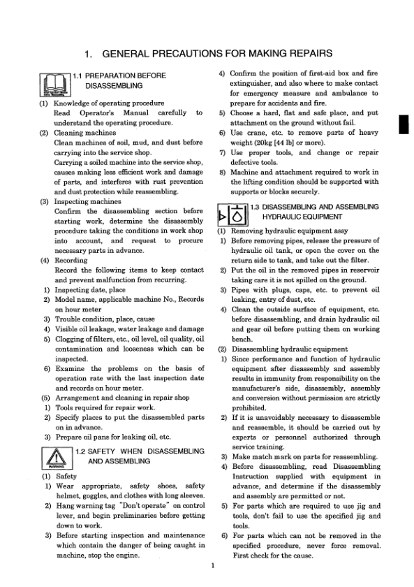 Kobelco SK80MSR-1E Excavator Workshop Manual S5LF0003E - Image 10