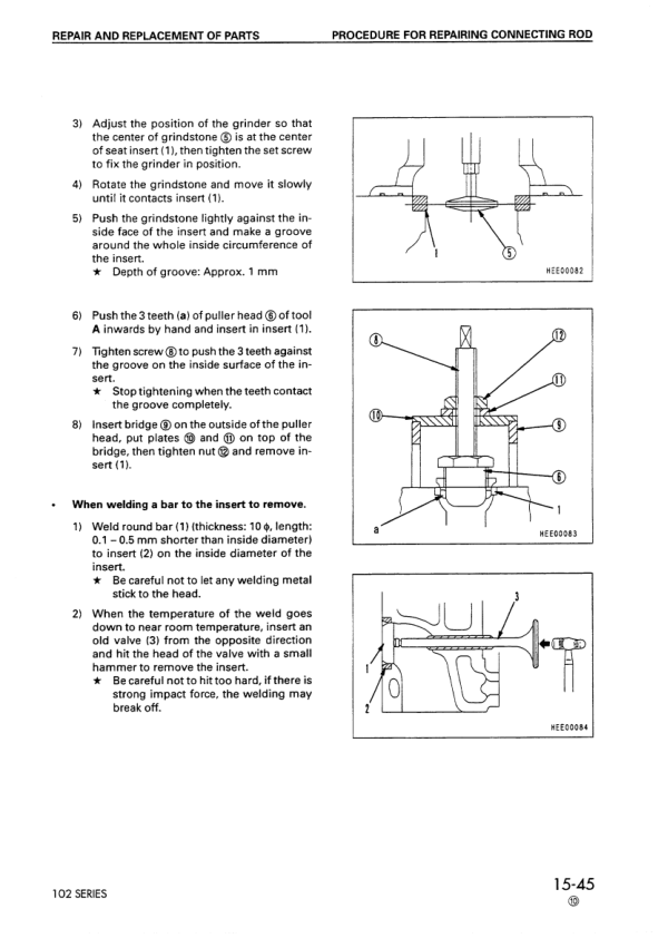 Komatsu 102 Series Diesel Engine Workshop Manual YEBM200101 2003 - Image 20