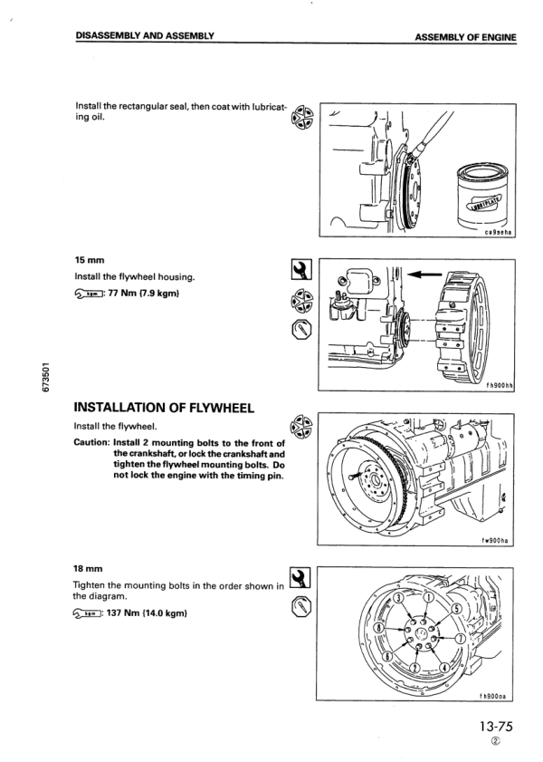 Komatsu 102 Series Diesel Engine Workshop Manual YEBM200101 2003 - Image 15