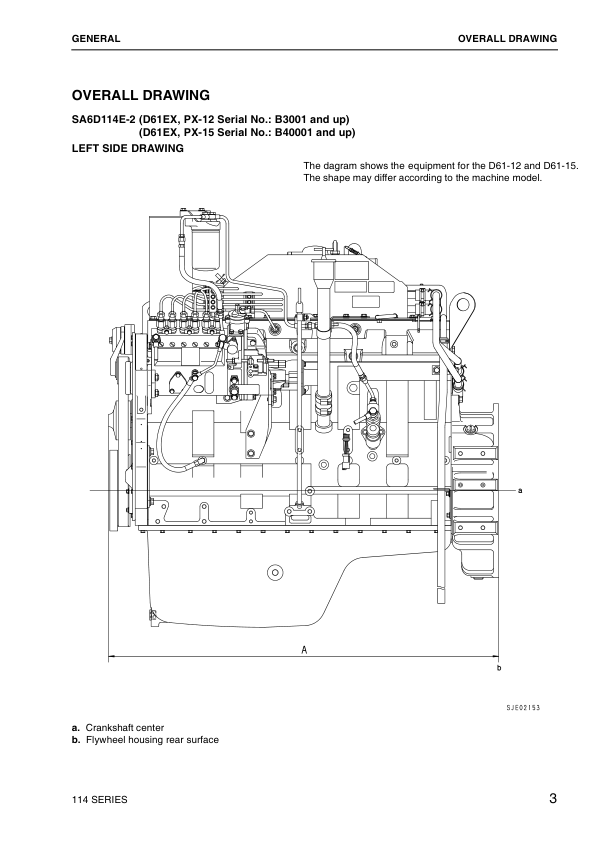 Komatsu 114 Series Diesel Engine Workshop Manual SEBM030800 - Image 4