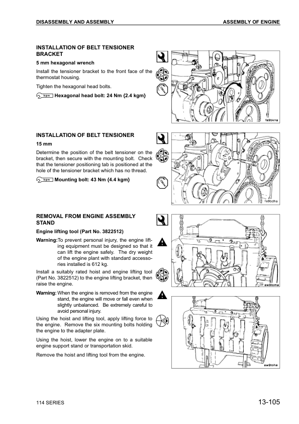 Komatsu 114 Series Diesel Engine Workshop Manual SEBM246006 - Image 17