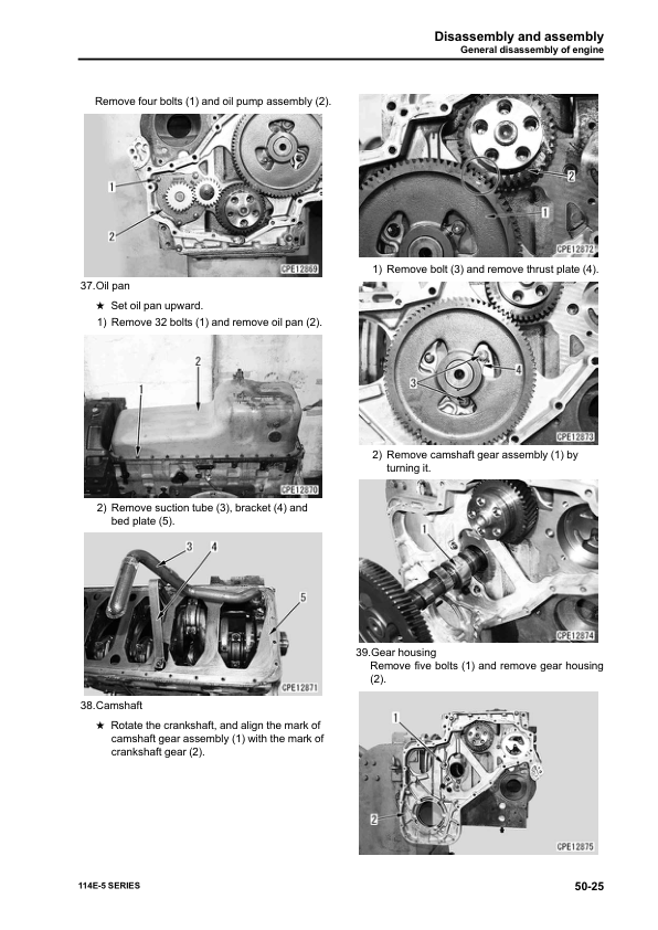 Komatsu 114E-5 Series Diesel Engine Workshop Manual - Image 14