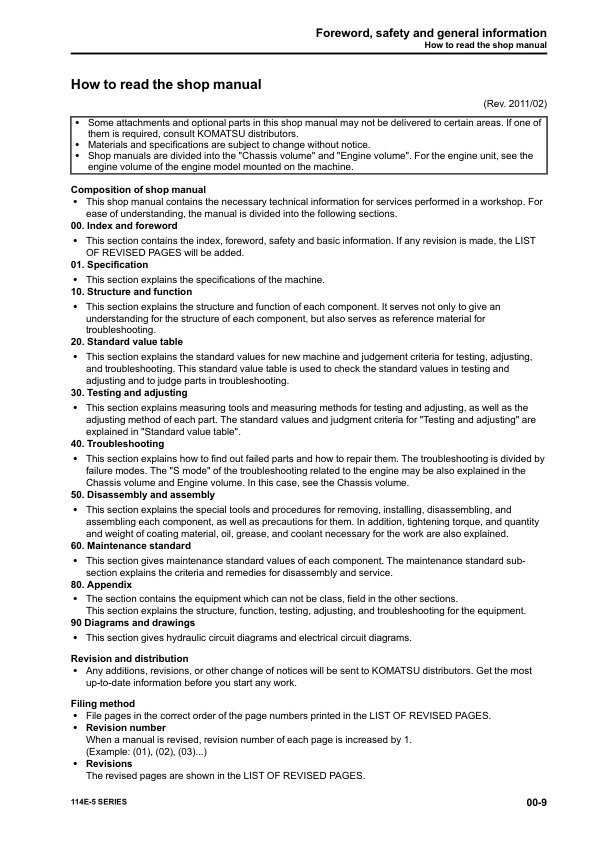 Komatsu 114E-5 Series Diesel Engine Workshop Manual - Image 3