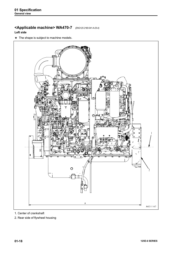 Komatsu 125E-6 Series Engine Workshop Manual - Image 19