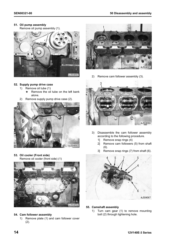 Komatsu 12V140E-3 Series Diesel Engine Workshop Manual - Image 14