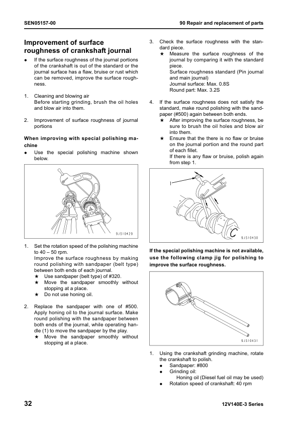 Komatsu 12V140E-3 Series Diesel Engine Workshop Manual - Image 15
