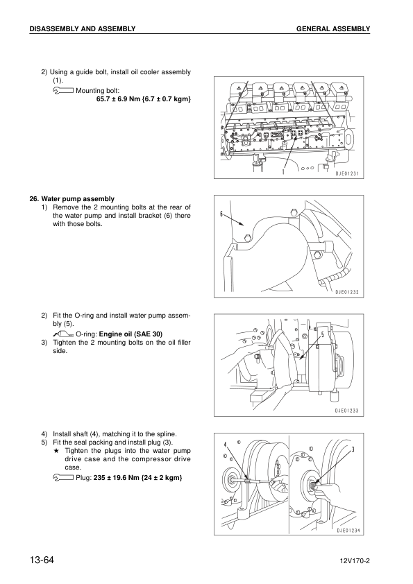 Komatsu 12V170-2 Series Diesel Engine Workshop Manual - Image 16