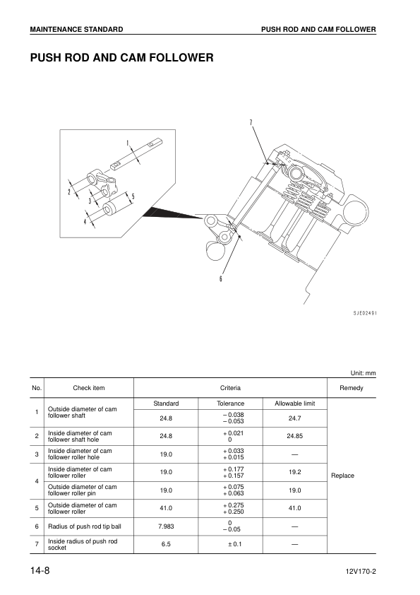 Komatsu 12V170-2 Series Diesel Engine Workshop Manual - Image 17