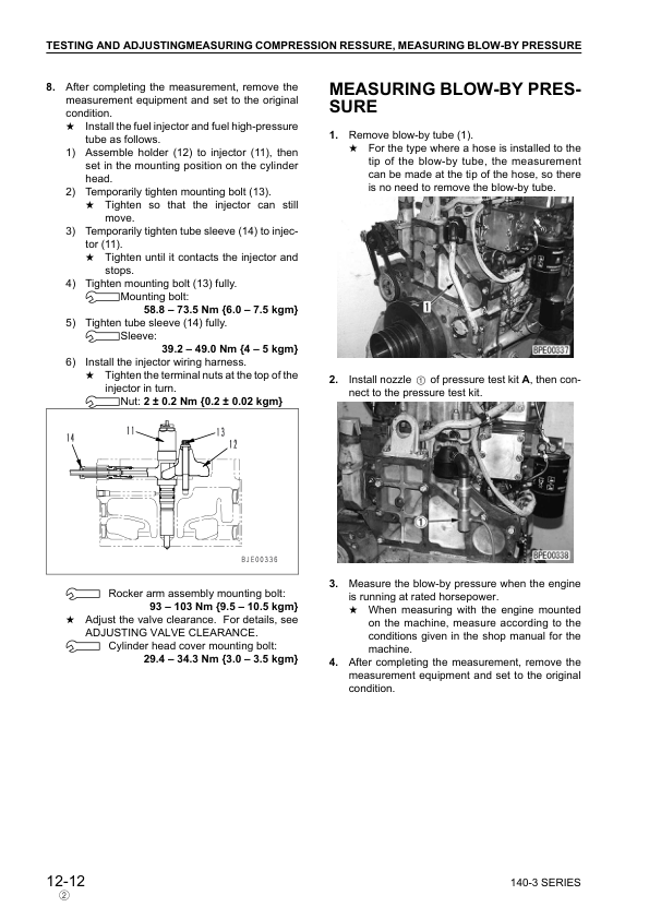 Komatsu 140-3 Series Diesel Engine Workshop Manual SEBM022210 - Image 13