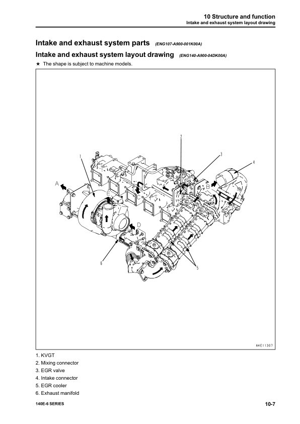 Komatsu 140E-6 Series Diesel Engine Workshop Manual - Image 15