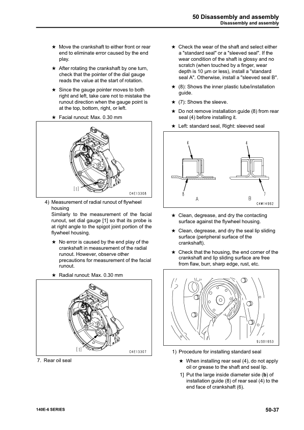 Komatsu 140E-6 Series Diesel Engine Workshop Manual - Image 14