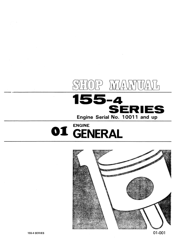 Komatsu 155-4 Series Diesel Engine Workshop Manual SEBE612A05 - Image 11