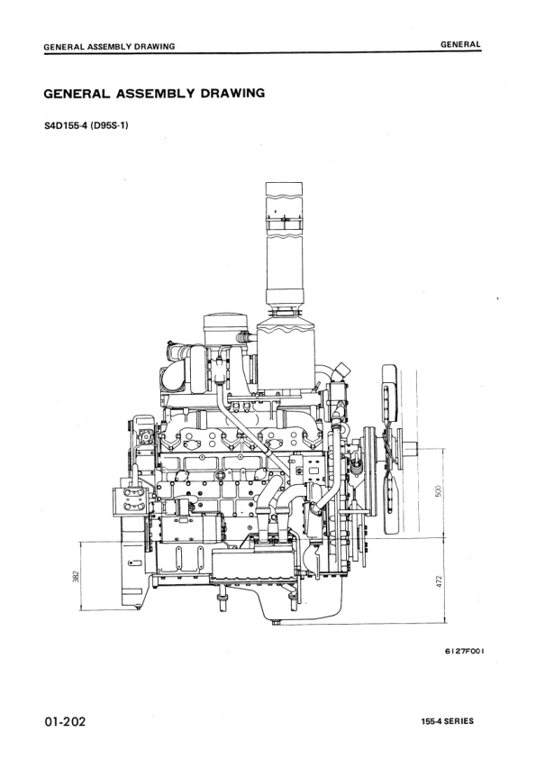 Komatsu 155-4 Series Diesel Engine Workshop Manual SEBE612A05 - Image 14