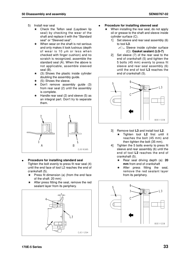 Komatsu 170E-5 Series Diesel Engine Workshop Manual SEN00190-11 - Image 18