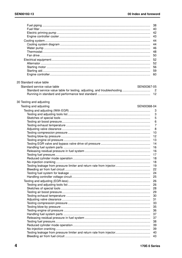 Komatsu 170E-5 Series Diesel Engine Workshop Manual SEN00190-13 - Image 9