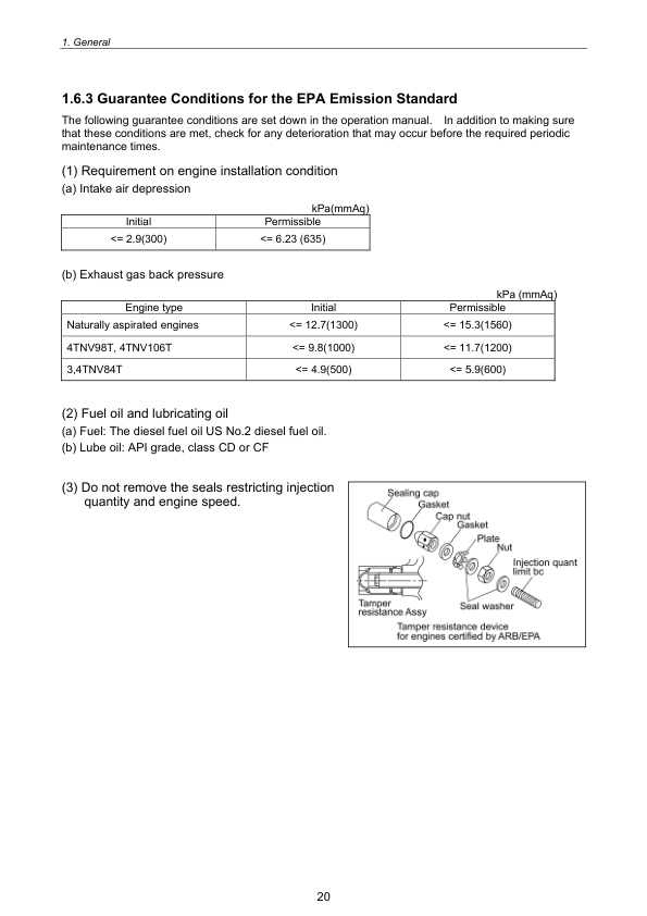 Komatsu 3D82AE 3D84E 3D88E 4D88E 4D106 S4D84E S4D98E S4D106 Series Engine Workshop Manual - Image 15