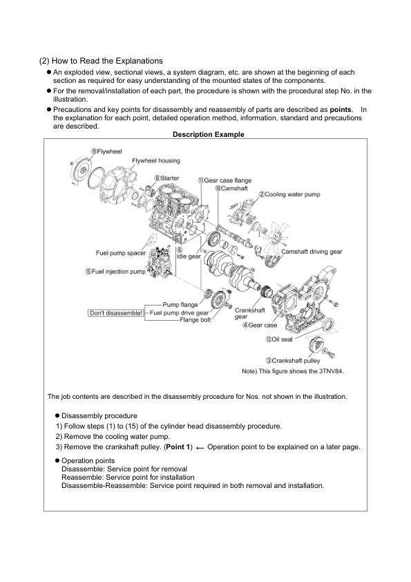Komatsu 3D82AE 3D84E 3D88E 4D88E 4D106 S4D84E S4D98E S4D106 Series Engine Workshop Manual - Image 3