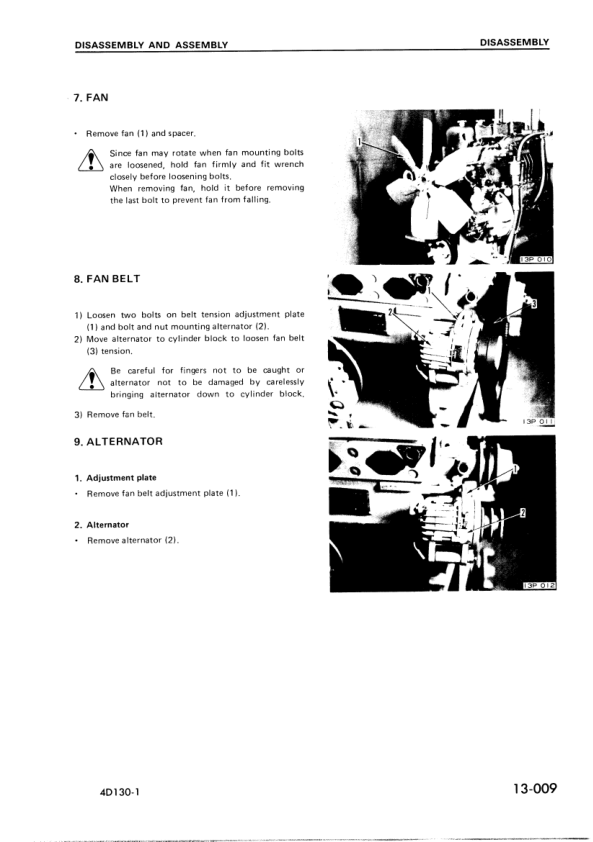 Komatsu 4D130-1 Series Diesel Engine Workshop Manual - Image 13