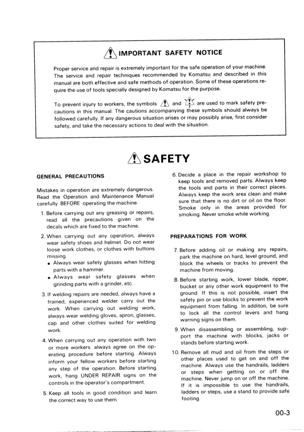 Komatsu 4D130-1 Series Diesel Engine Workshop Manual - Image 6