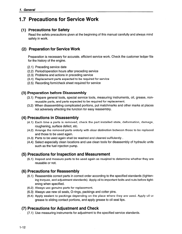 Komatsu 4D98E 4D106 S4D106 Series Diesel Engine Workshop Manual - Image 11