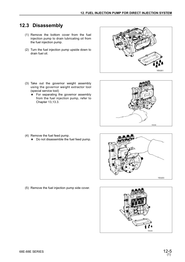 Komatsu 68E-88E Series Diesel Engine Workshop Manual - Image 12