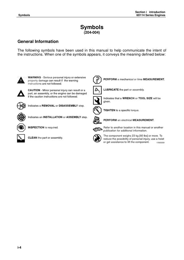 Komatsu 6D114 Series Diesel Engine Workshop Manual SMEE1140C0 - Image 11