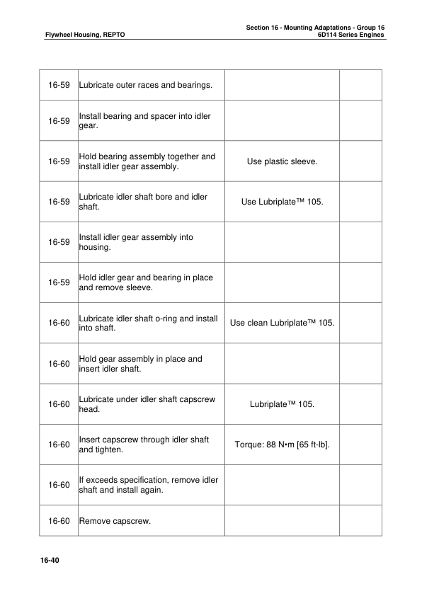 Komatsu 6D114 Series Diesel Engine Workshop Manual SMEE1140C0 - Image 19