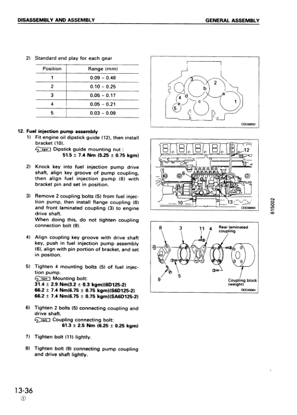 Komatsu 6D125-2 Series Diesel Engine Workshop Manual SMEE1250K0 - Image 15