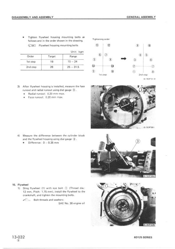 Komatsu 6D125 Series Diesel Engine Workshop Manual SEBE61500111 - Image 17