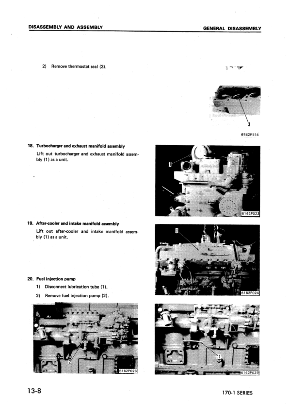 Komatsu 6D170-1 SA6D170-B-1 SA6D170-A-1 Diesel Engine Workshop Manual - Image 13