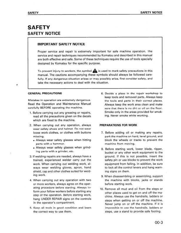 Komatsu 6D170-1 Series Diesel Engine Workshop Manual - Image 8