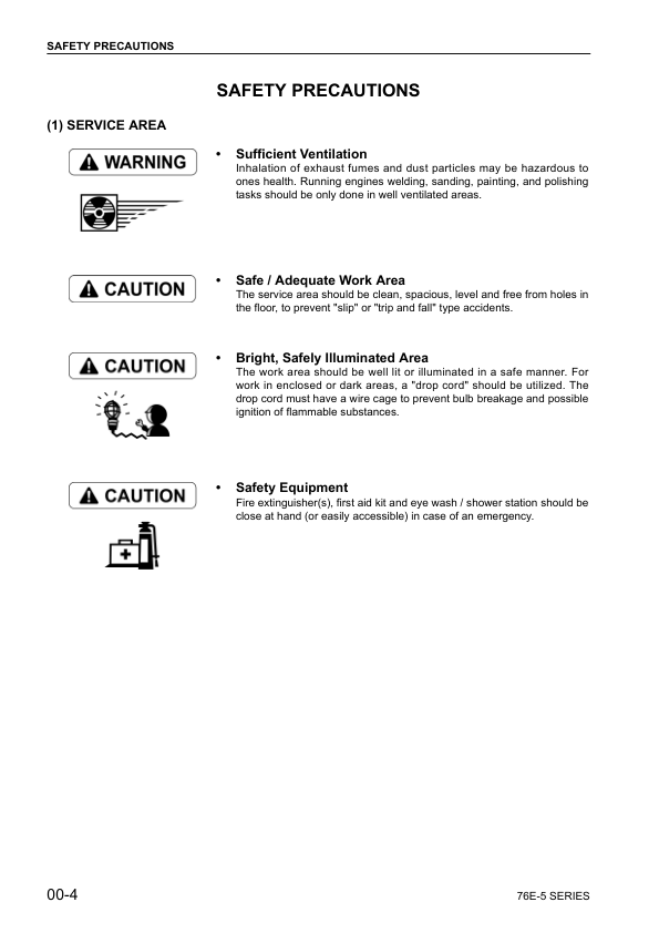 Komatsu 76E-5 Series Diesel Engine Workshop Manual - Image 4