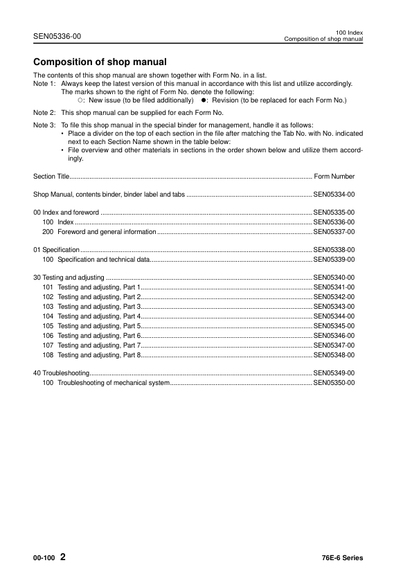 Komatsu 76E-6 Series Diesel Engine Workshop Manual - Image 5