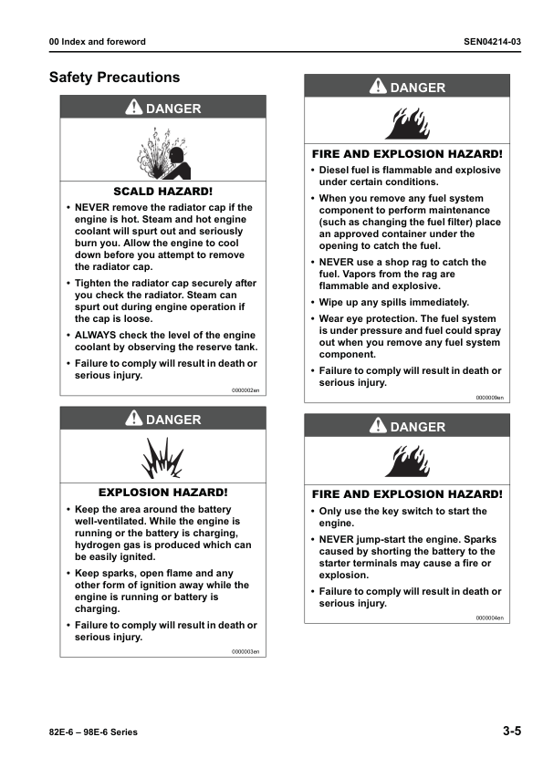 Komatsu 82E-6 98E-6 Series Diesel Engine Workshop Manual - Image 4