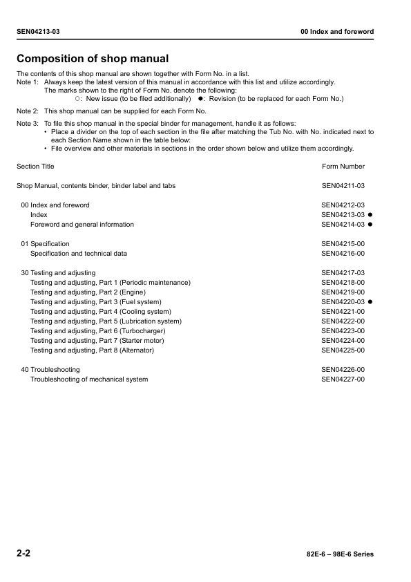 Komatsu 82E-6 98E-6 Series Diesel Engine Workshop Manual - Image 6