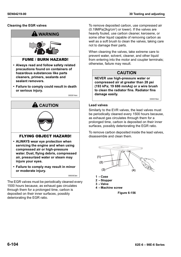 Komatsu 82E-6 98E-6 Series Diesel Engine Workshop Manual - Image 13
