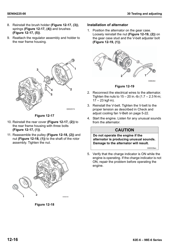 Komatsu 82E-6 98E-6 Series Diesel Engine Workshop Manual - Image 15