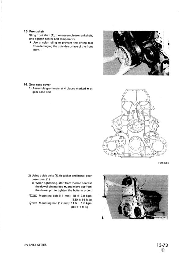 Komatsu 8V170-1 Series Diesel Engine Workshop Manual - Image 17