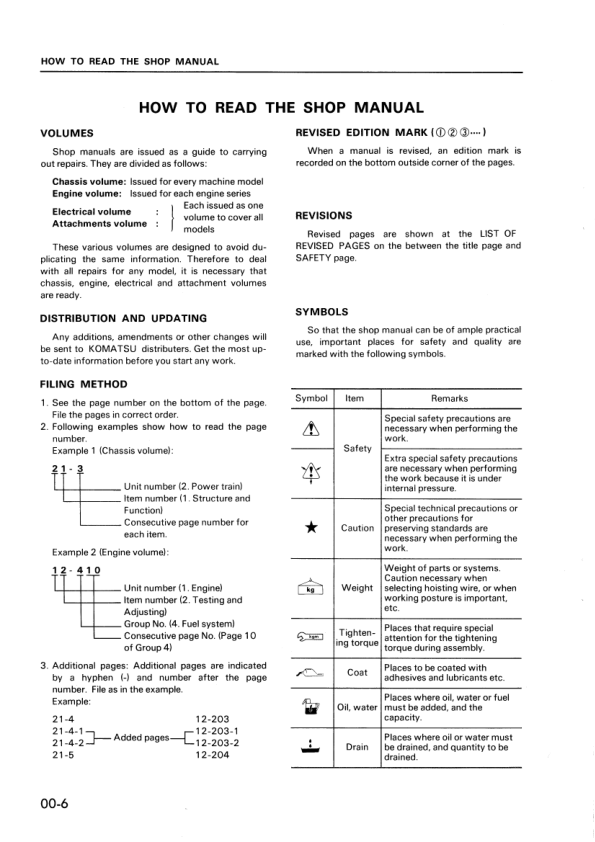 Komatsu 8V170-1 Series Diesel Engine Workshop Manual - Image 11