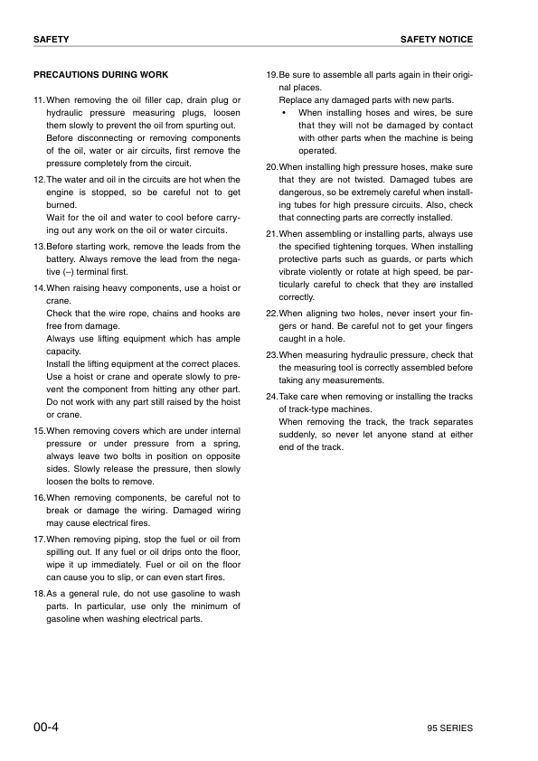 Komatsu 95 Series Diesel Engine Workshop Manual SEN0440 - Image 7