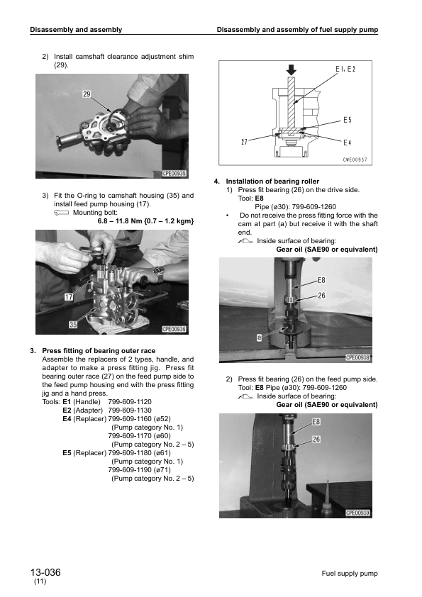 Komatsu Component of Engine Tier 3 Workshop Manual SEBM040401 - Image 17