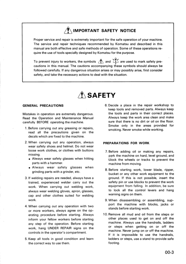 Komatsu Cummins N-855 Series Diesel Engine Workshop Manual - Image 8