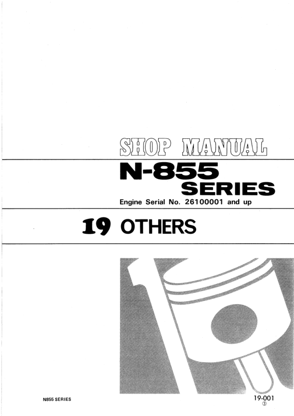 Komatsu Cummins N-855 Series Diesel Engine Workshop Manual - Image 18