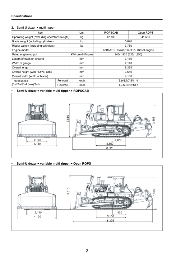 Komatsu D155A-6 Bulldozer Field Assembly Instruction SN 85001 and UP - Image 7
