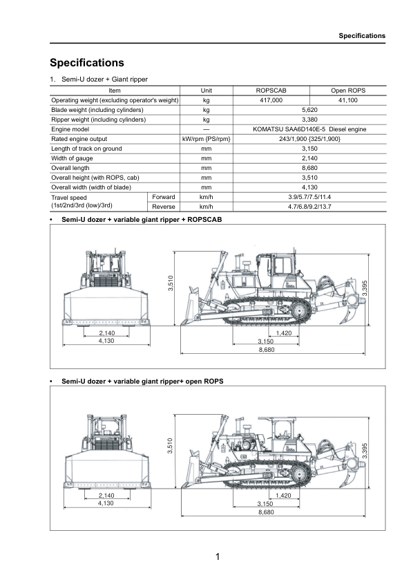 Komatsu D155A-6 Bulldozer Field Assembly Instruction SN 85001 and UP - Image 6