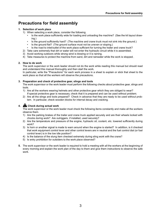 Komatsu D155A-6 Bulldozer Field Assembly Instruction SN 85001 and UP - Image 8