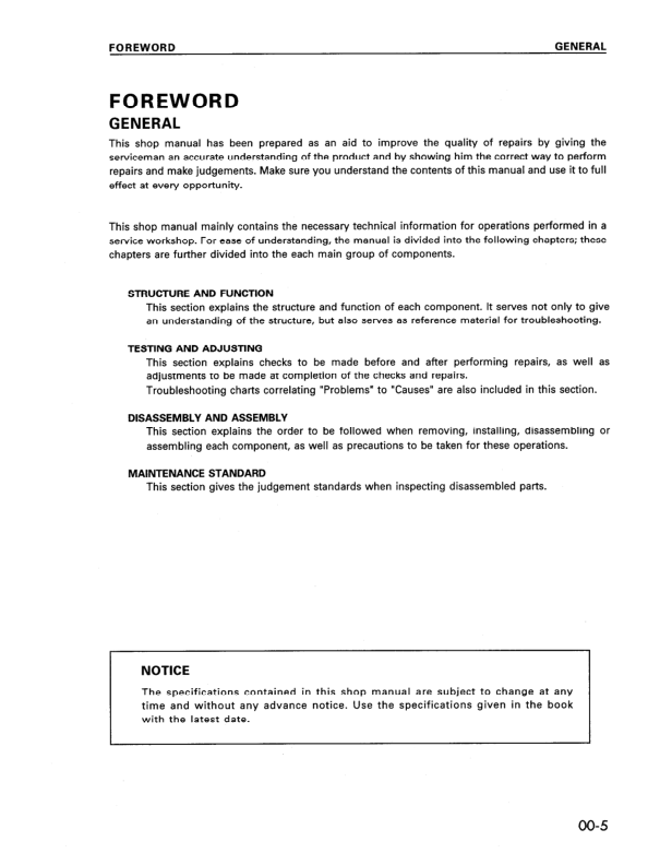 Komatsu D155AX-3 Bulldozer Workshop Manual SN 60001 and UP - Image 4